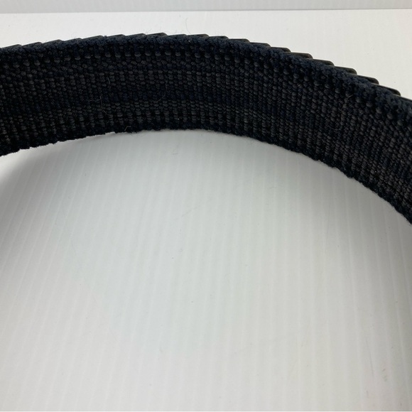 Vintage Metallic Stretch Belt Scales and Shell Clasp Silver Colour - Picture 7 of 8